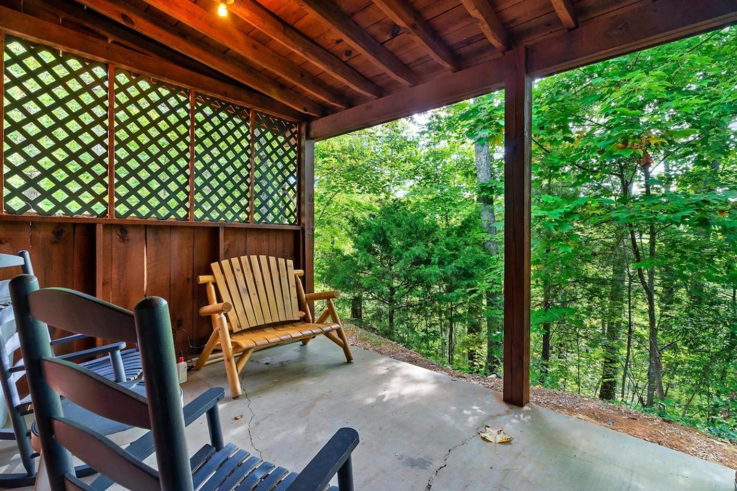 Romantic Mtn Cabin Hot Tub & Jacuzzi Views Sevierville Eksteriør billede